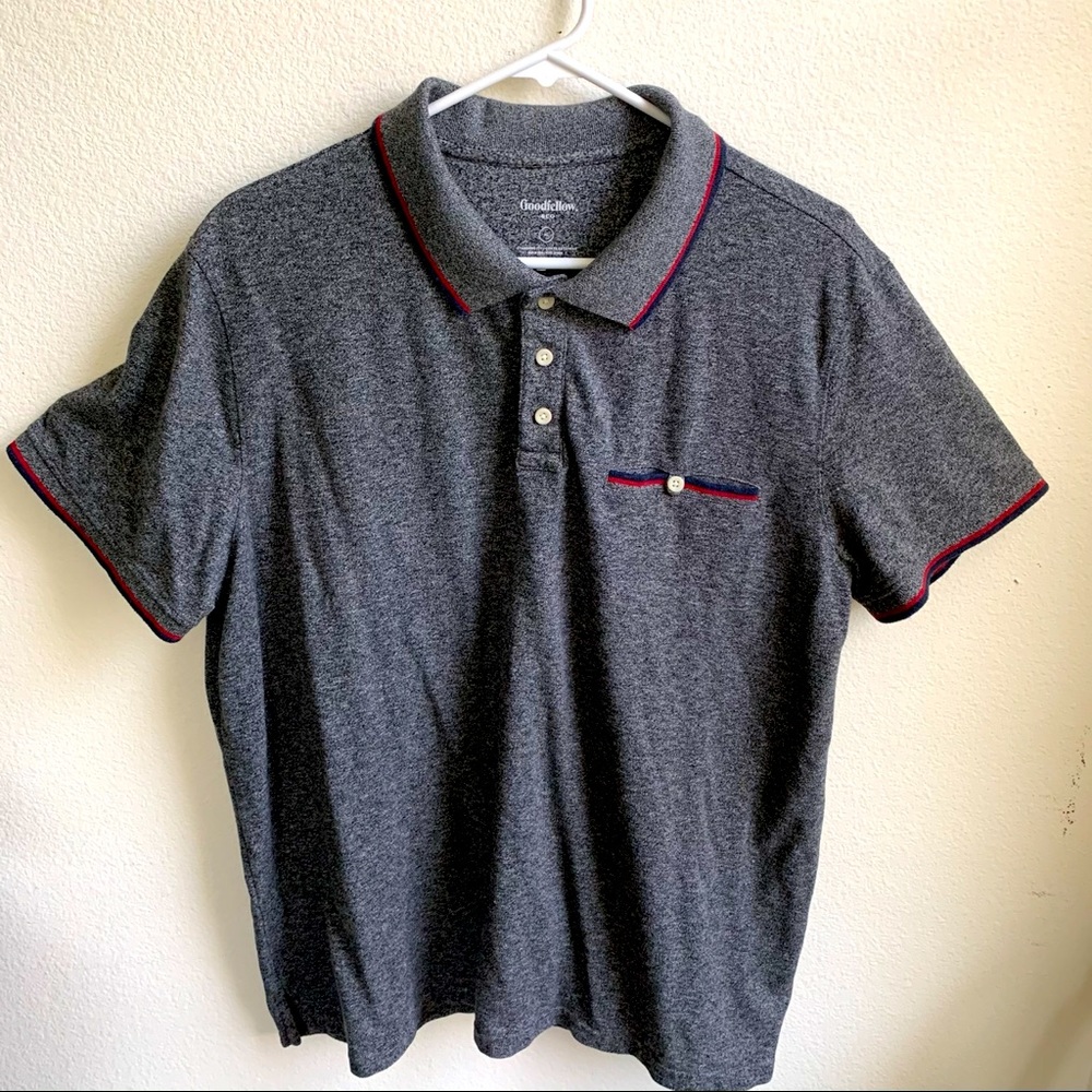 Gray Men’s Polo.